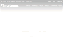 Tablet Screenshot of flintstonesmasonry.com